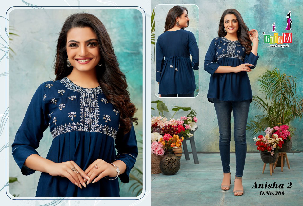 ANISHA VOL 2 Maira Regular Wear Wholesale Designer Kurtis Catalog